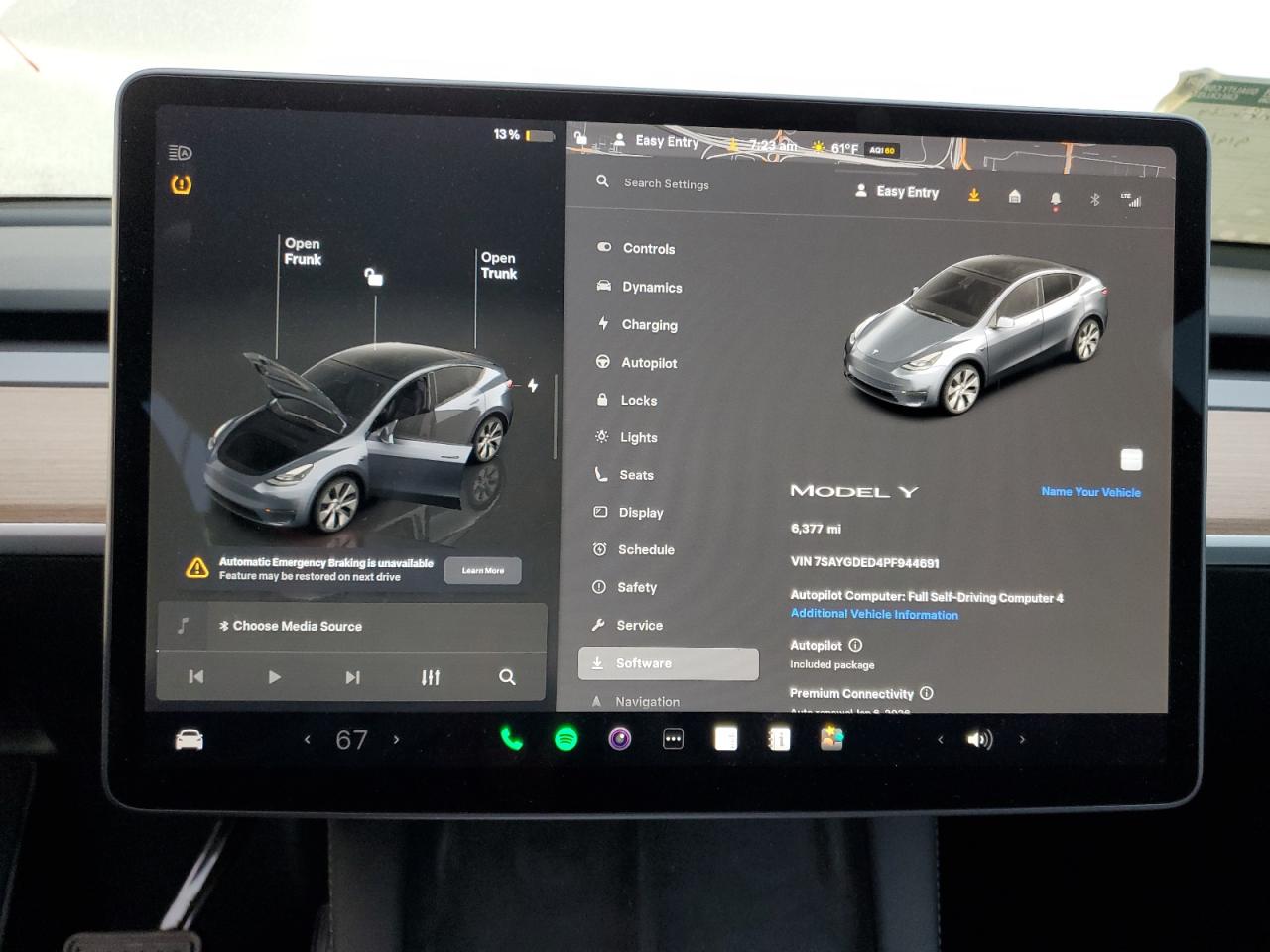 2023 Tesla Model Y VIN: 7SAYGDED4PF944691 Lot: 84773125