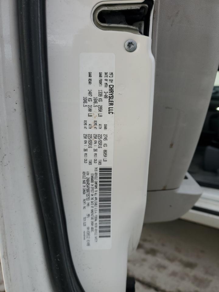 2008 Chrysler Town & Country Touring VIN: 2A8HR54P98R735793 Lot: 86512615