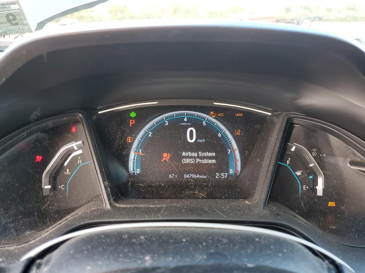 2020 Honda Civic Lx VIN: 19XFC2F62LE212614 Lot: 82445995