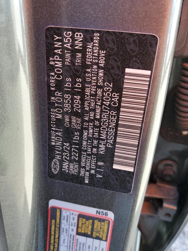 2024 Hyundai Elantra Sel VIN: KMHLM4DG3RU740532 Lot: 85757515