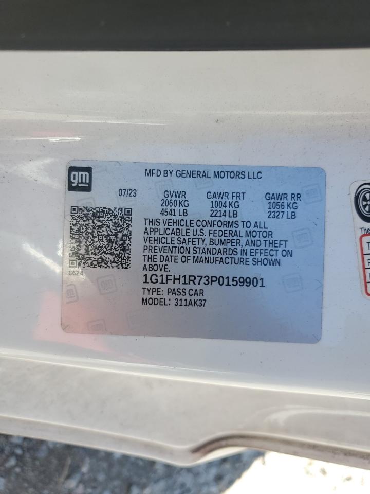 2023 Chevrolet Camaro Ss VIN: 1G1FH1R73P0159901 Lot: 85814755