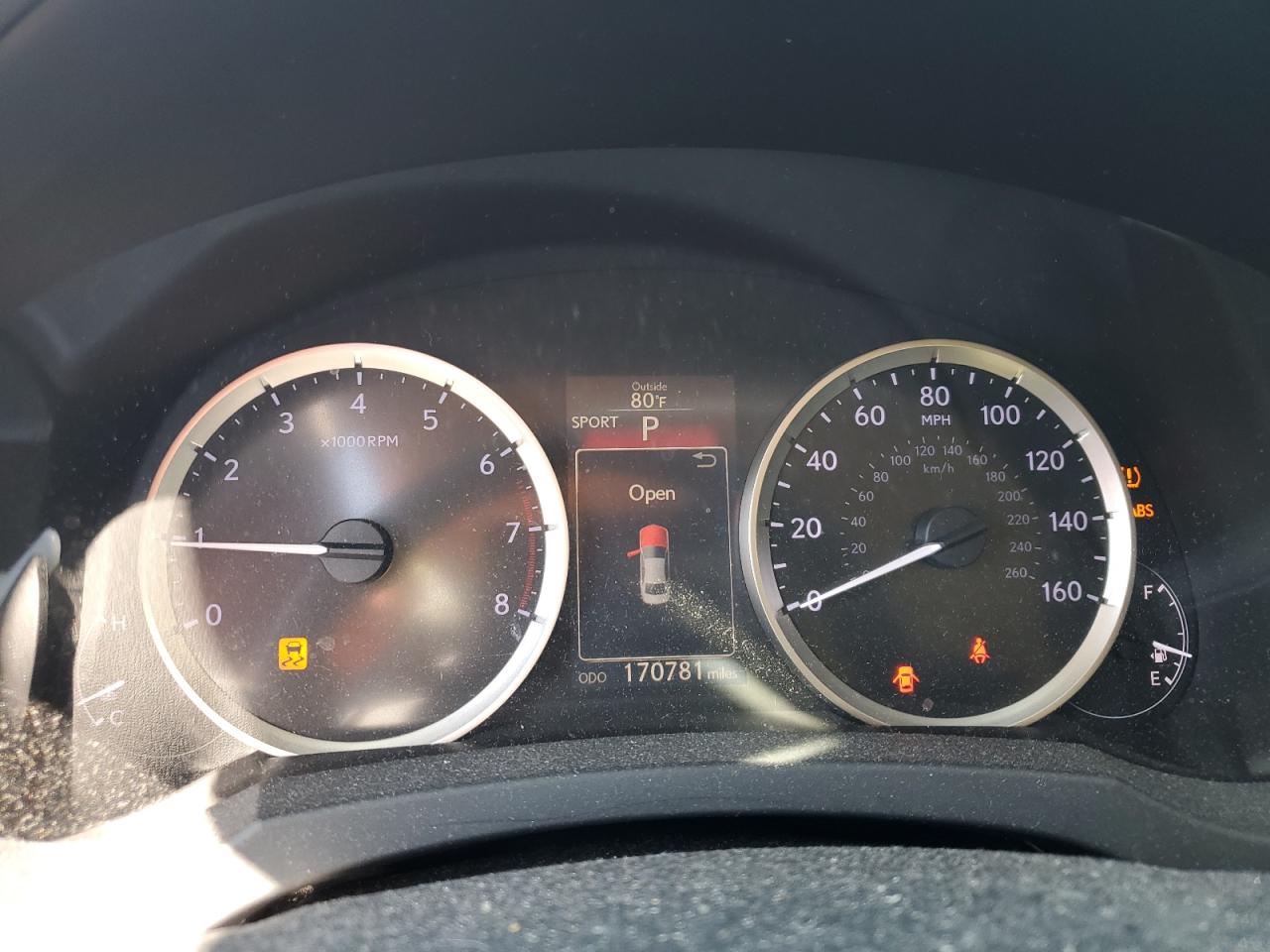 2014 Lexus Is 250 VIN: JTHBF1D22E5001166 Lot: 81984285