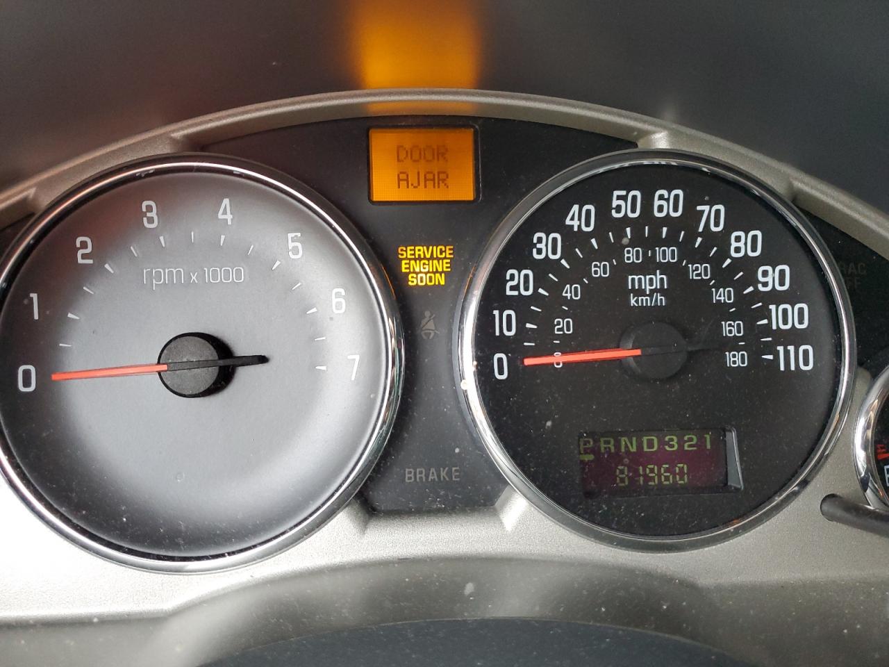 2007 Buick Rendezvous Cx VIN: 3G5DA03L87S501135 Lot: 81969995