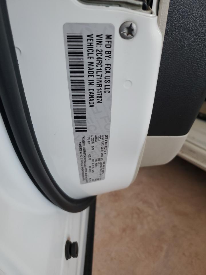 2022 Chrysler Pacifica Hybrid Touring L VIN: 2C4RC1L71NR147874 Lot: 81239205