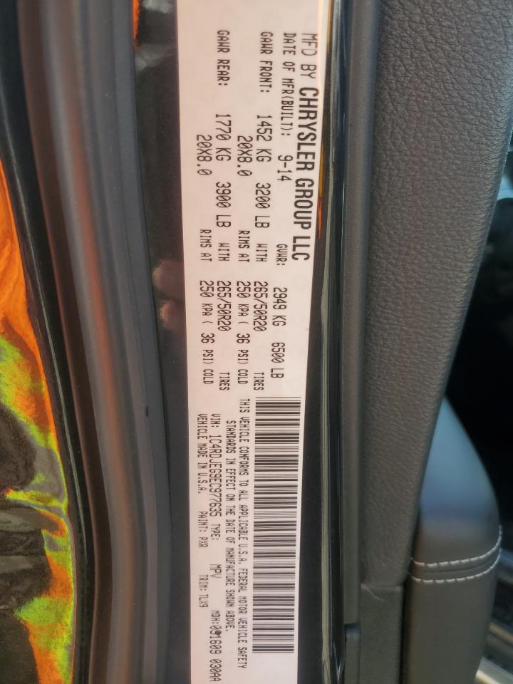 2014 Dodge Durango Citadel VIN: 1C4RDJEG9EC977635 Lot: 85272695