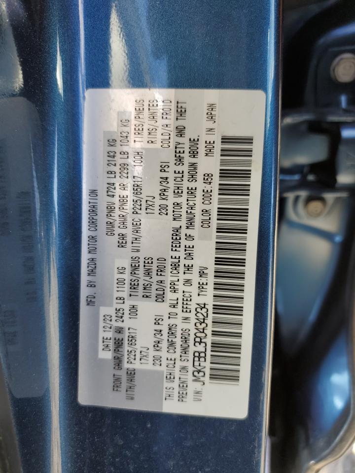 2024 Mazda Cx-5 Select VIN: JM3KFBBL3R0434234 Lot: 87120055