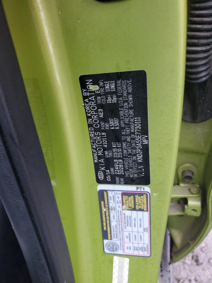 2014 Kia Soul + VIN: KNDJP3A55E7730111 Lot: 81567065