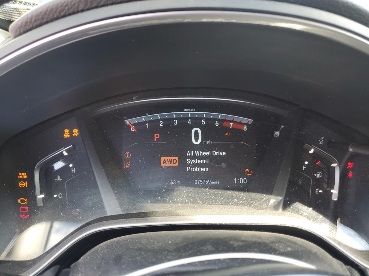 2019 Honda Cr-V Touring VIN: 7FARW2H99KE017988 Lot: 85306145