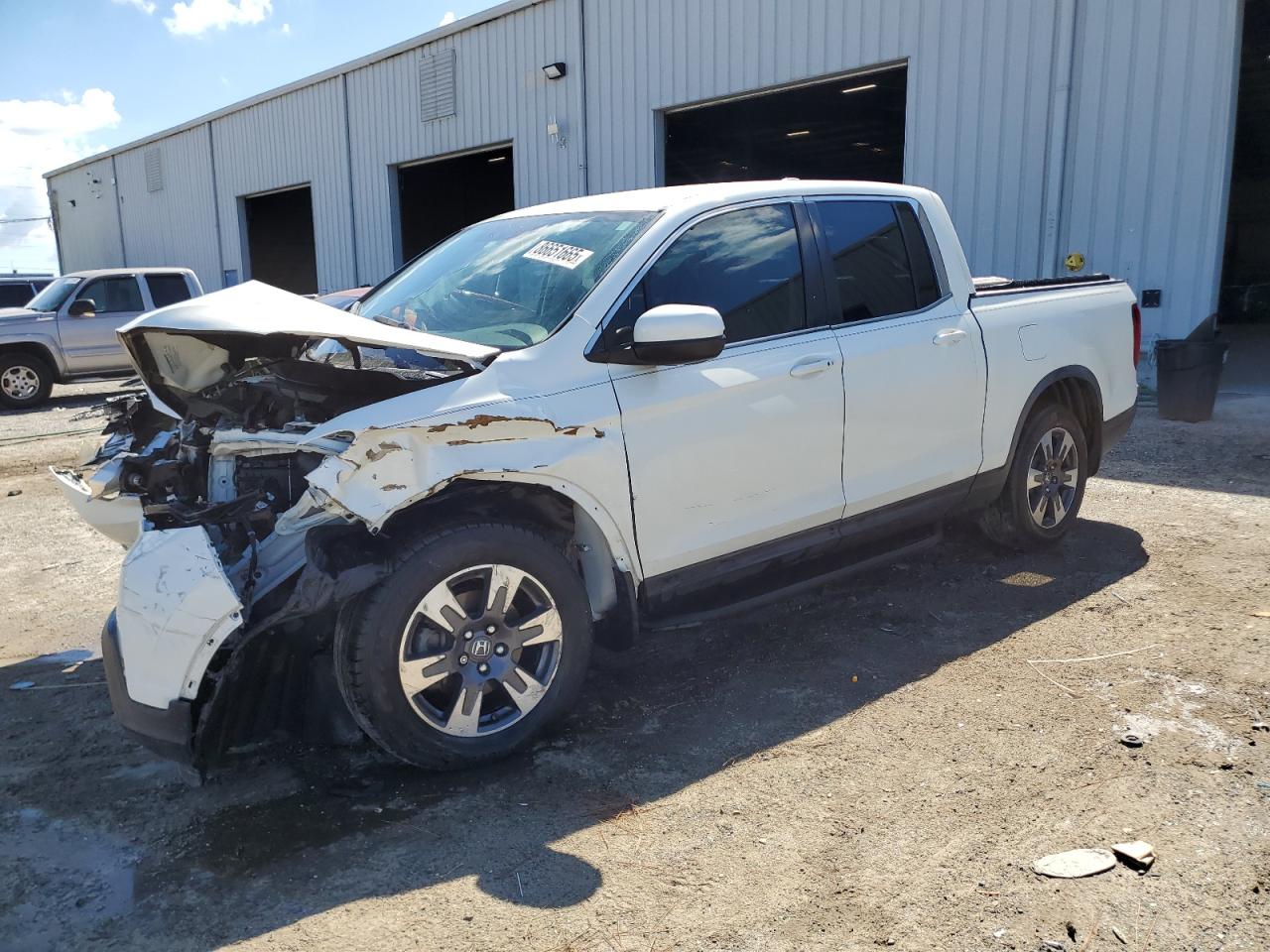 2017 HONDA RIDGELINE WHITE VIN: 5FPYK2F58HB002465