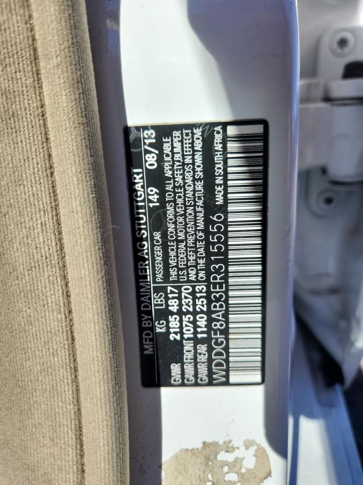 2014 Mercedes-Benz C 300 4Matic VIN: WDDGF8AB3ER315556 Lot: 82346915