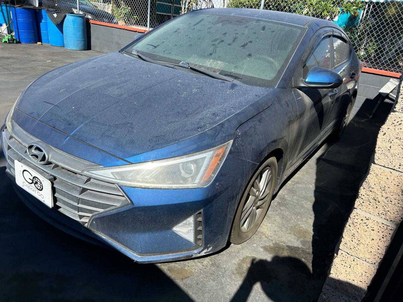 2019 Hyundai Elantra Sel blue null gas 5NPD84LF4KH424515 photo #3