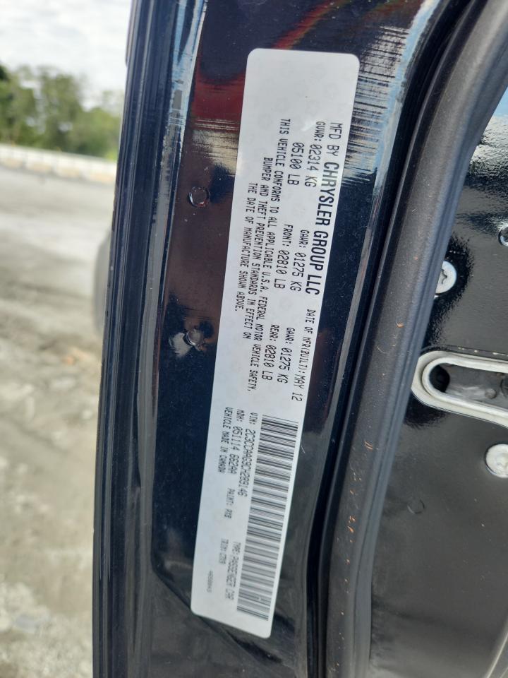 2012 Chrysler 300 VIN: 2C3CCAAG9CH289146 Lot: 81947885