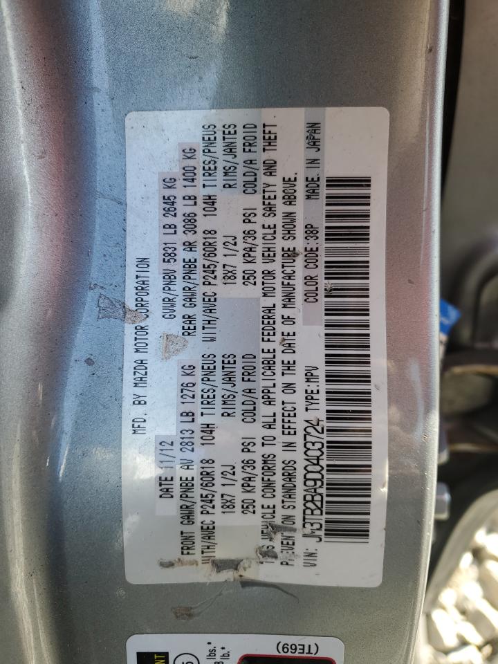 2013 Mazda Cx-9 Sport VIN: JM3TB2BA9D0403724 Lot: 81948615