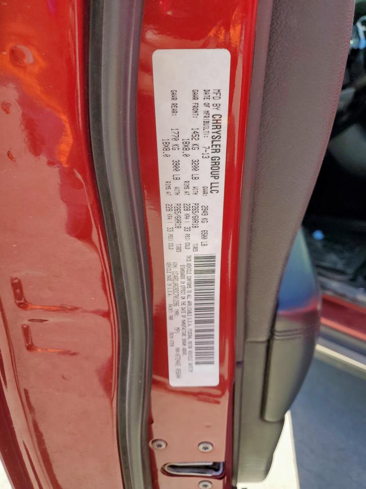 2013 Dodge Durango Sxt VIN: 1C4RDJAG9DC701296 Lot: 85707915