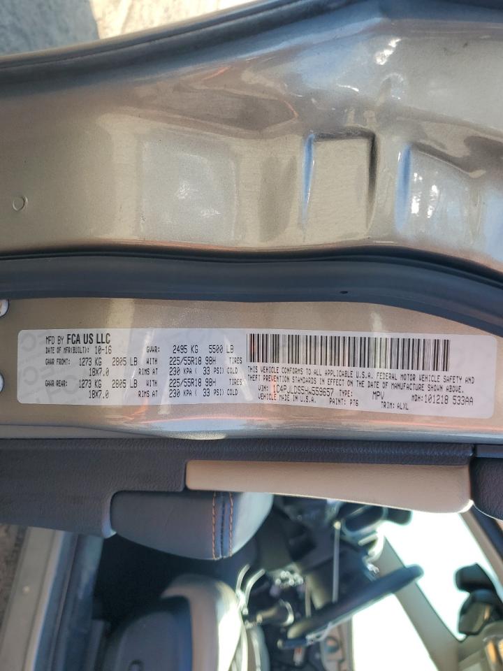 2017 Jeep Cherokee Limited VIN: 1C4PJLDS5HW559657 Lot: 85483945