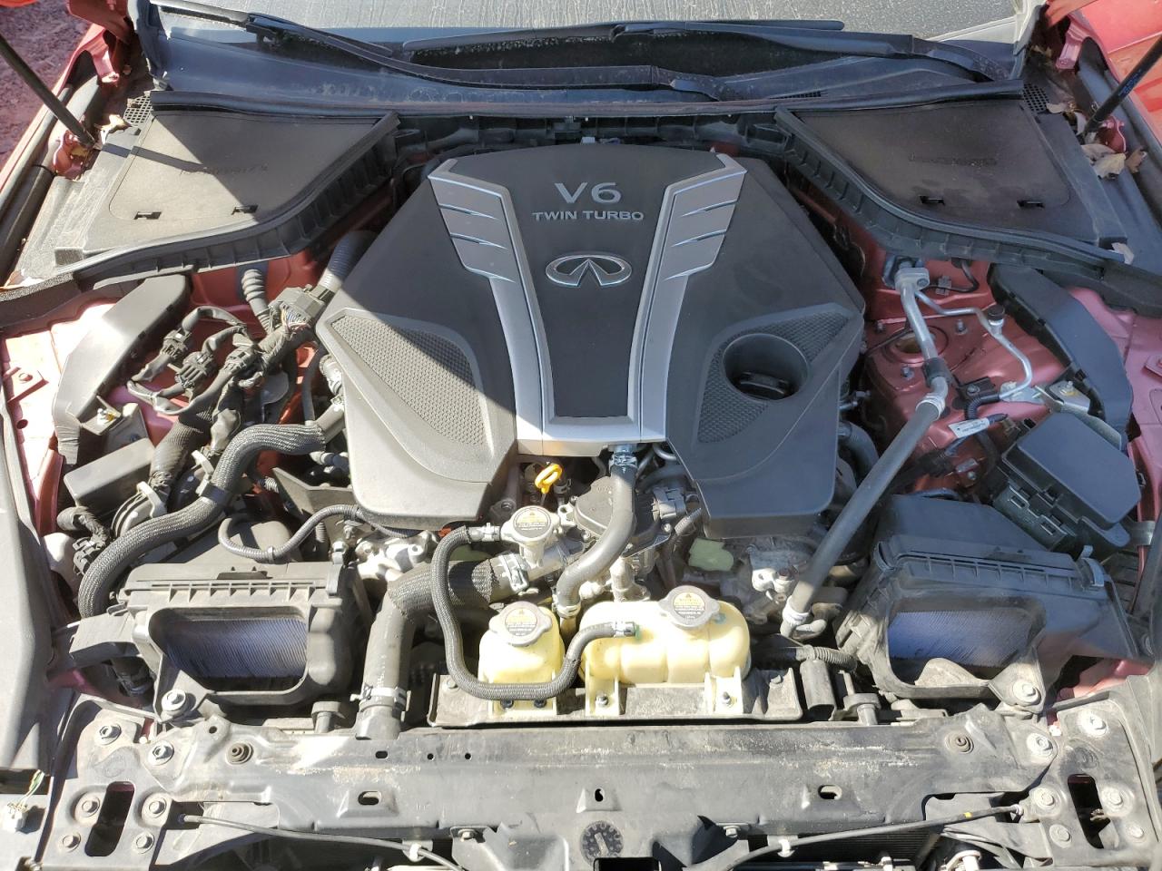 2018 Infiniti Q50 Red Sport 400 VIN: JN1FV7AR6JM481192 Lot: 85184955