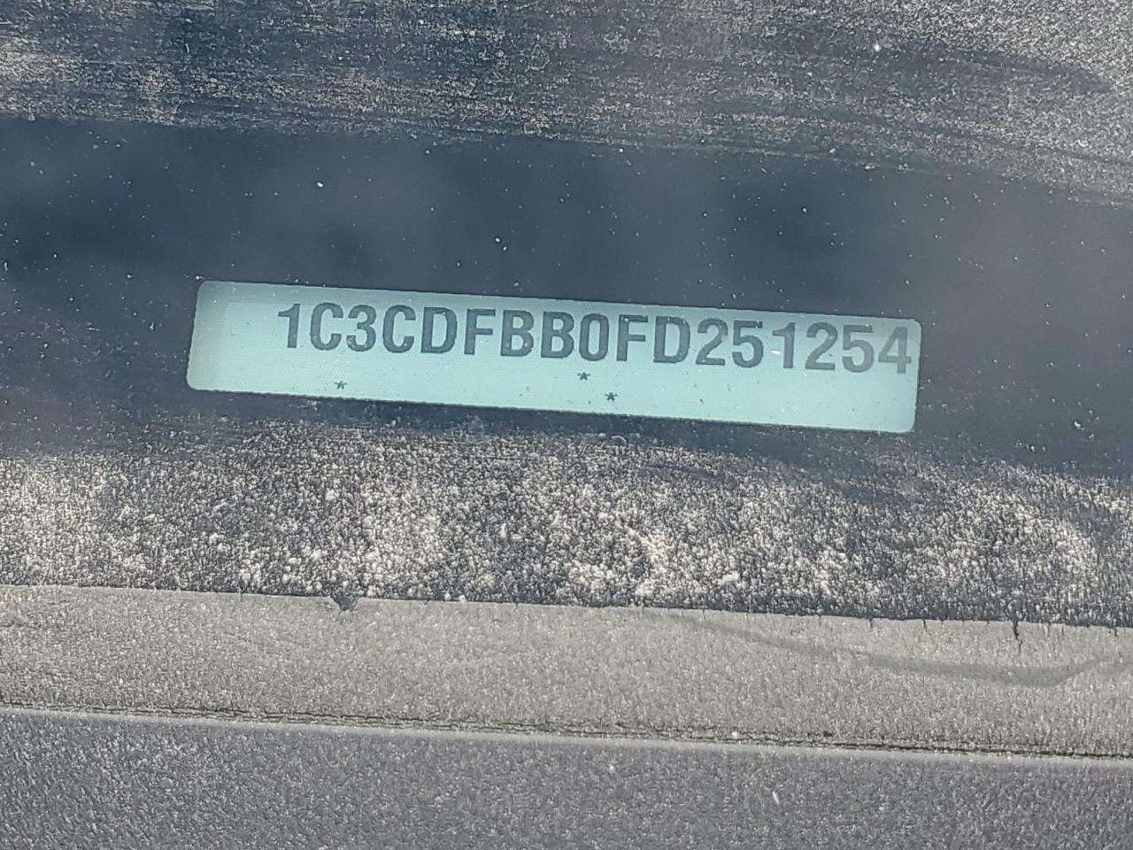 2015 Dodge Dart Sxt VIN: 1C3CDFBB0FD251254 Lot: 82442725