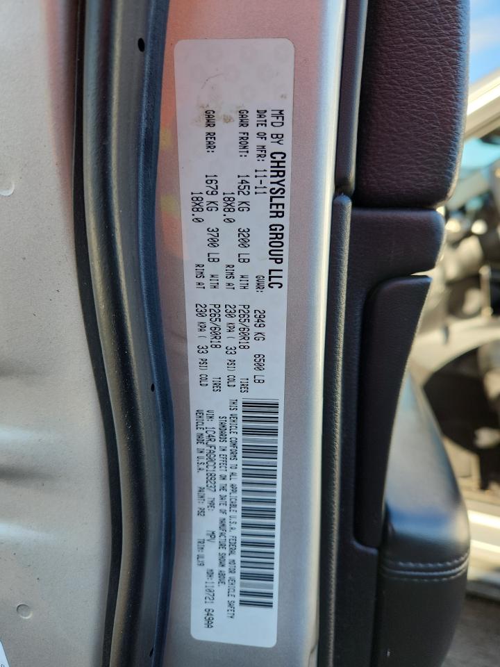 2012 Jeep Grand Cherokee Laredo VIN: 1C4RJFAG0CC189237 Lot: 82317425