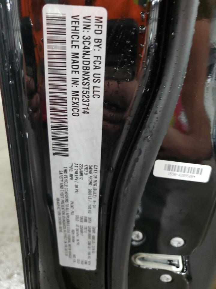 2025 Jeep Compass Latitude VIN: 3C4NJDBNXST523714 Lot: 85520155