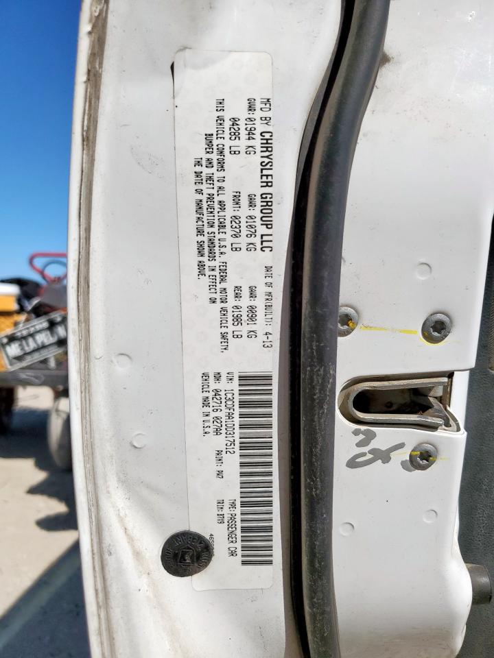 2013 Dodge Dart Se VIN: 1C3CDFAA1DD317512 Lot: 82710315