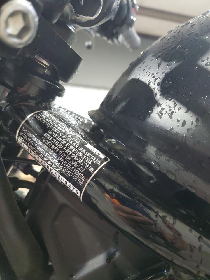 2019 Honda Cmx300 A VIN: MLHNC5356K5200479 Lot: 85528325