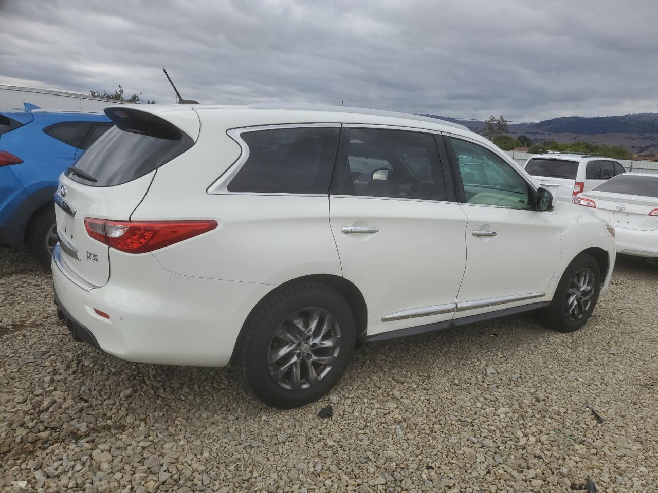 2013 Infiniti Jx35 white null gas 5N1AL0MM1DC305449 photo #4