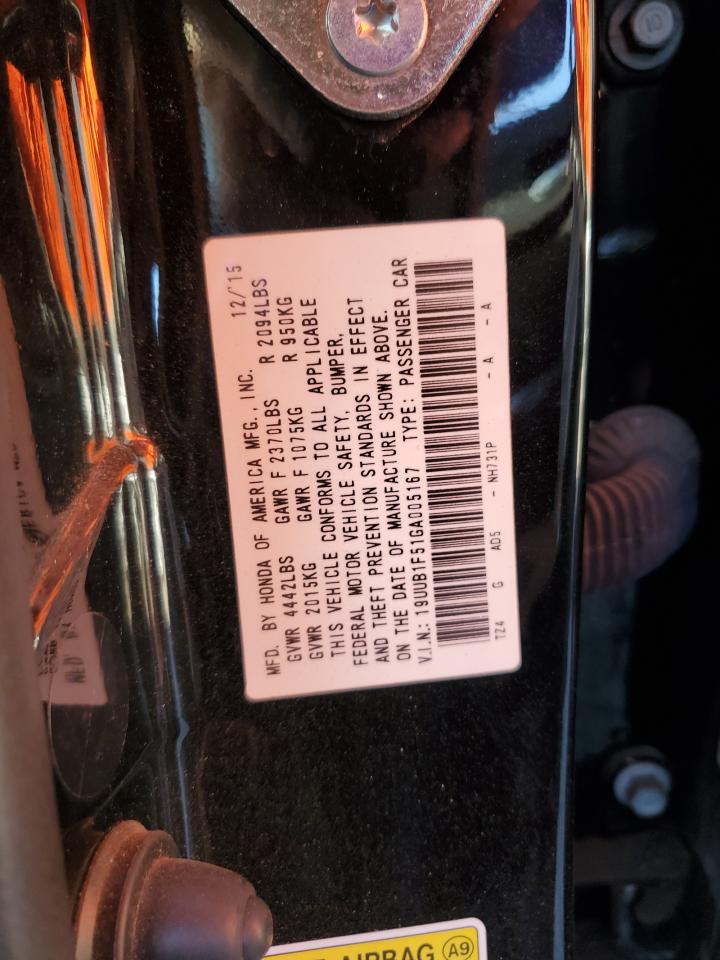 2016 Acura Tlx Tech VIN: 19UUB1F51GA005167 Lot: 87261865