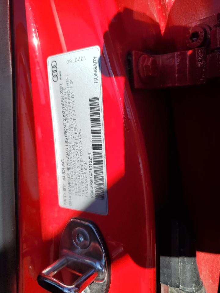 2015 Audi A3 Premium Plus VIN: WAUEFGFF4F1012256 Lot: 85940605