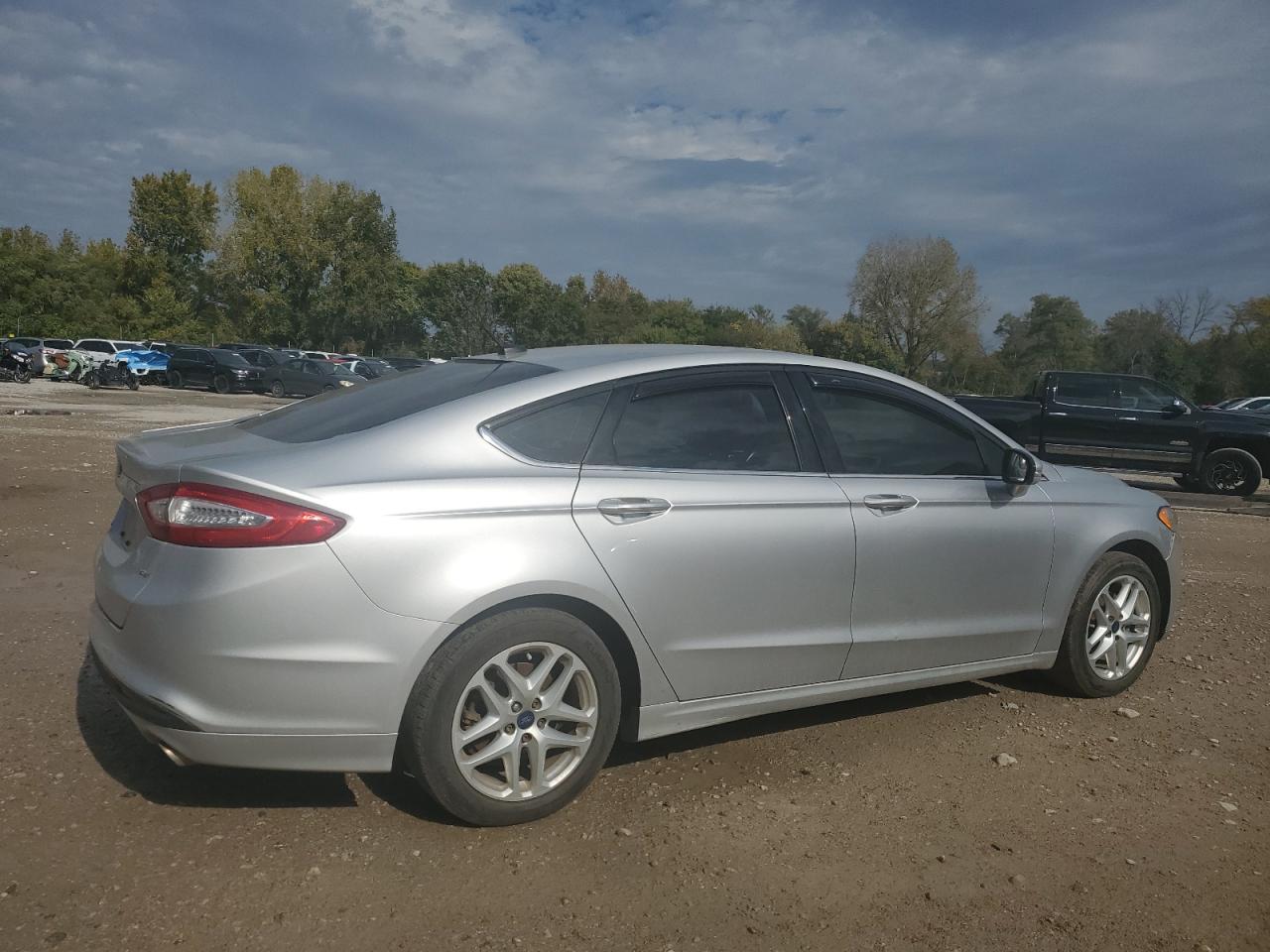 2014 Ford Fusion Se silver null gas 1FA6P0H74E5375171 photo #4