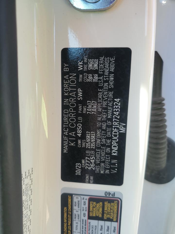 2024 Kia Sportage Lx VIN: KNDPUCDF1R7243324 Lot: 82194105