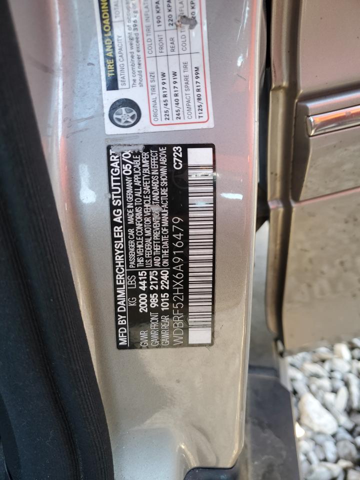 2006 Mercedes-Benz C 230 VIN: WDBRF52HX6A916479 Lot: 82245735