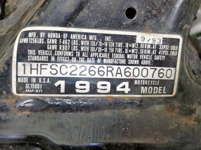 1994 HONDA GL1500 I  