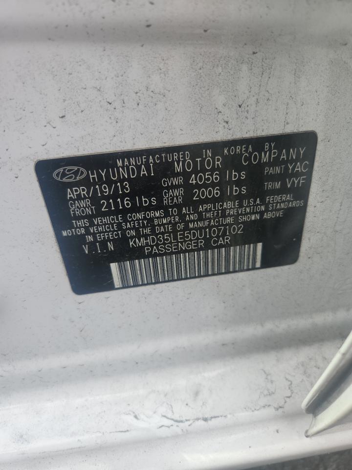 2013 Hyundai Elantra Gt VIN: KMHD35LE5DU107102 Lot: 87457155