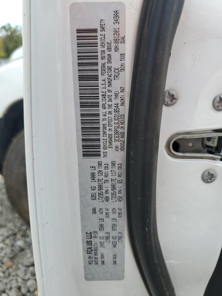 2018 Ram 3500 St VIN: 3C63RPGL6JG318544 Lot: 82282485