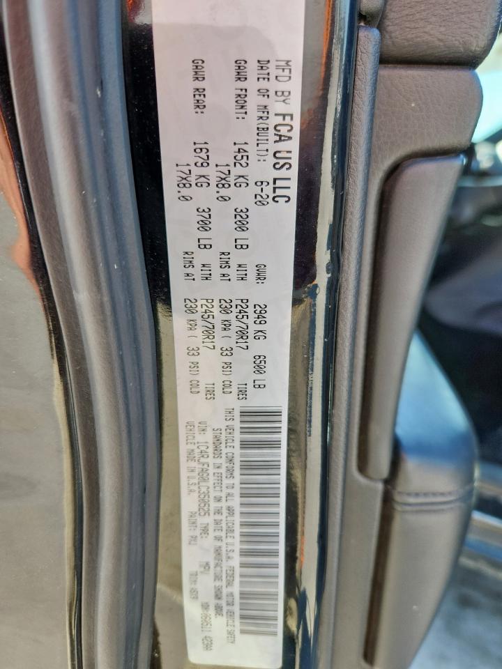 2020 Jeep Grand Cherokee Laredo VIN: 1C4RJFAG0LC350525 Lot: 86671565