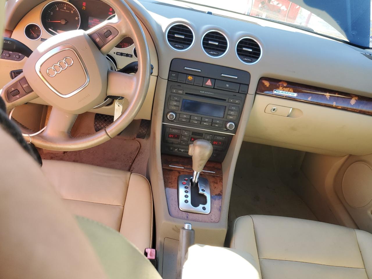 2007 Audi A4 2.0T Cabriolet Quattro VIN: WAUDF48H67K020329 Lot: 82541415