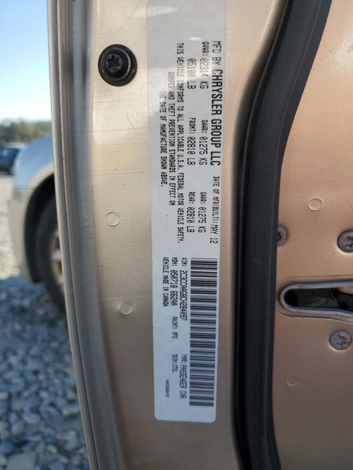 2012 Chrysler 300 VIN: 2C3CCAAG8CH284097 Lot: 82486915