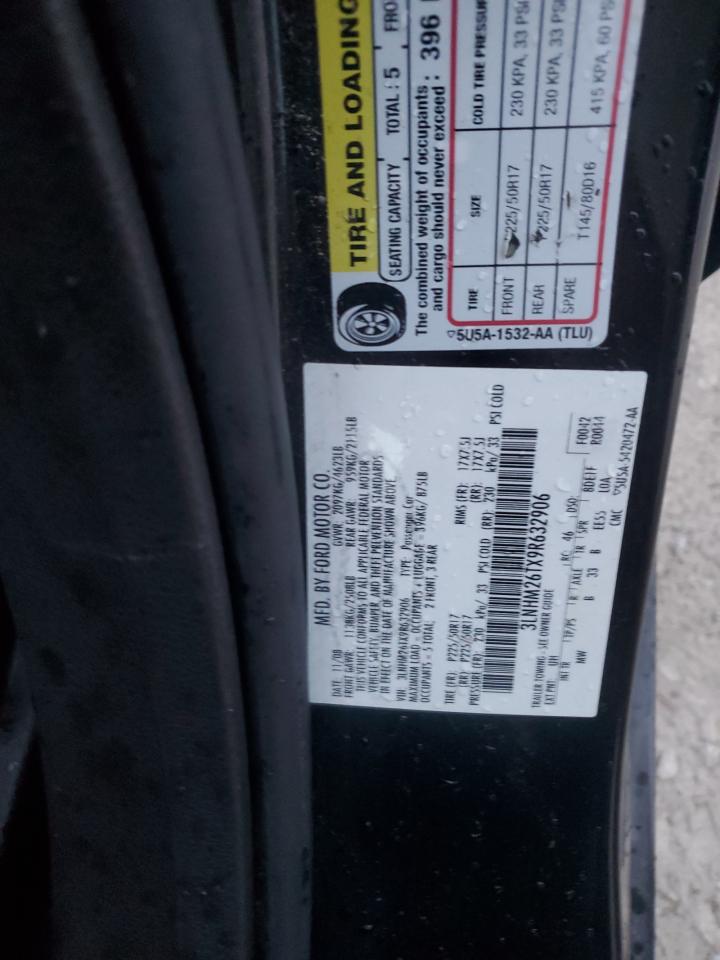 2009 Lincoln Mkz VIN: 3LNHM26TX9R632906 Lot: 89690905