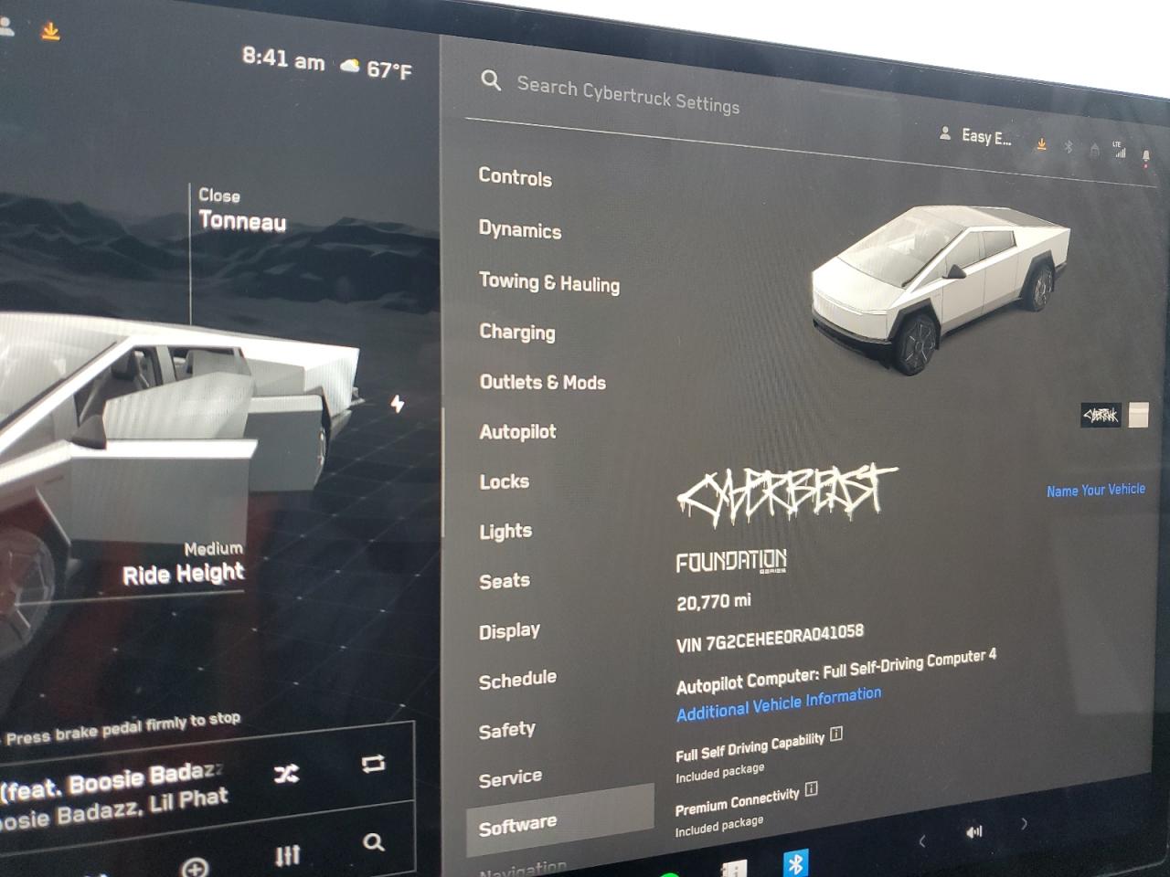 2024 Tesla Cybertruck VIN: 7G2CEHEE0RA041058 Lot: 87259195