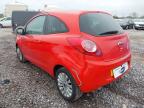 2013 FORD KA 1.2 ZETEC 3DR [START STOP] for sale at Copart BRISTOL