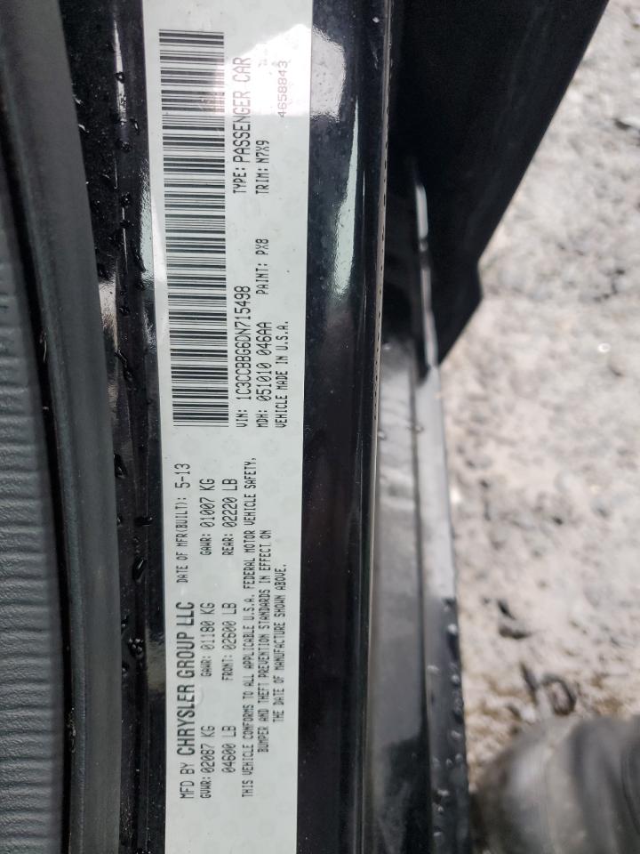 2013 Chrysler 200 Touring VIN: 1C3CCBBG6DN715498 Lot: 90099885