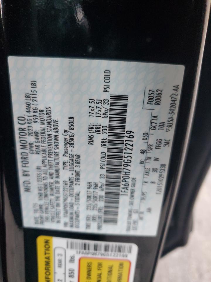 2016 Ford Fusion Se VIN: 1FA6P0H79G5122169 Lot: 90228435