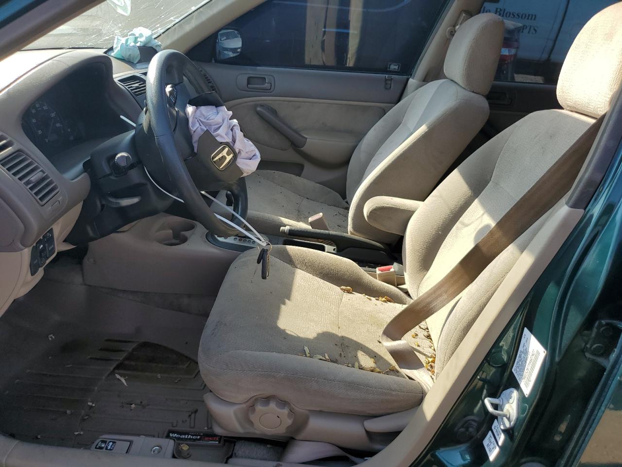 2001 Honda Civic Ex VIN: 2HGES26771H507427 Lot: 82008865