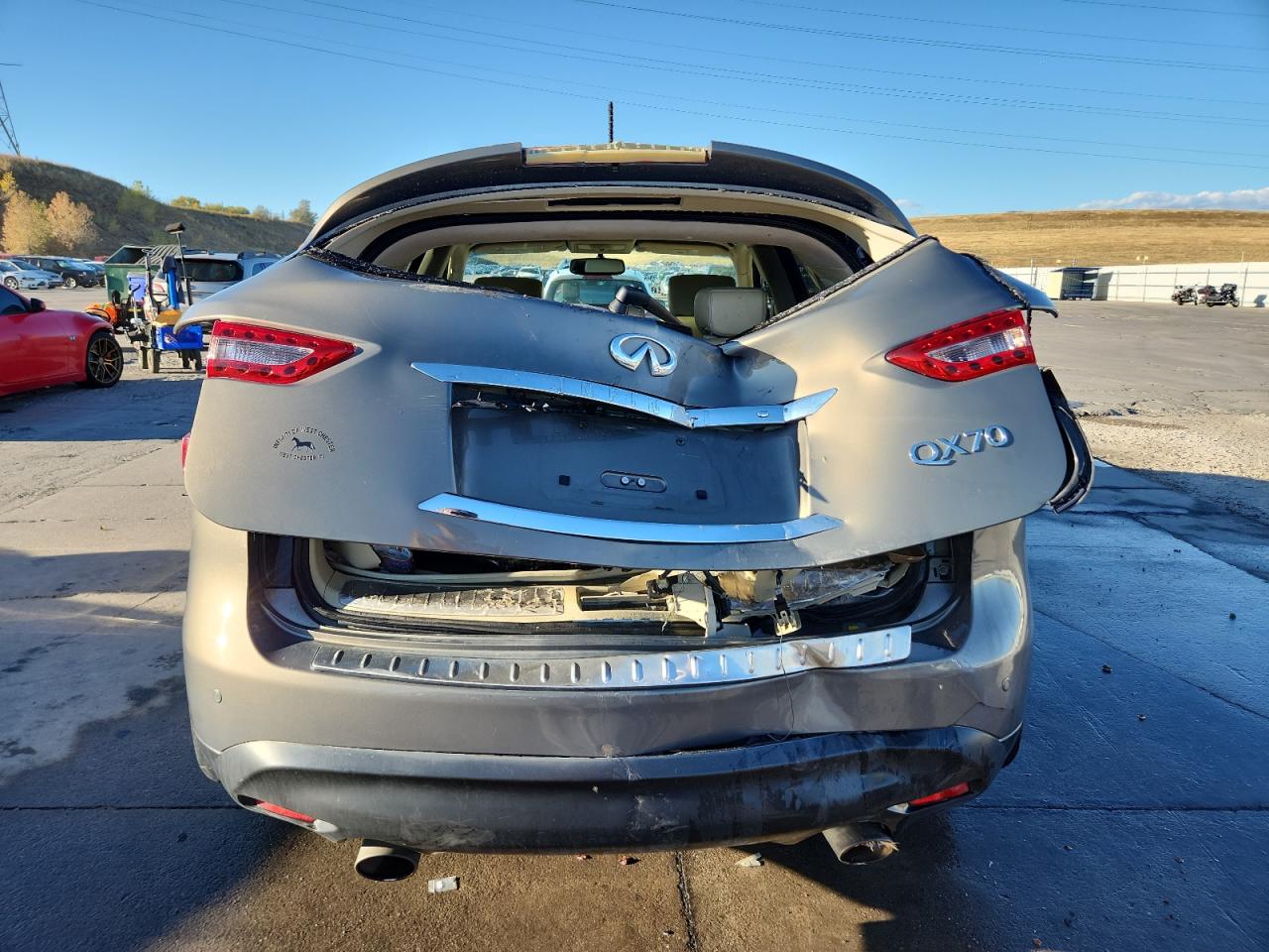 2014 Infiniti Qx70 VIN: JN8CS1MW1EM410242 Lot: 86307135