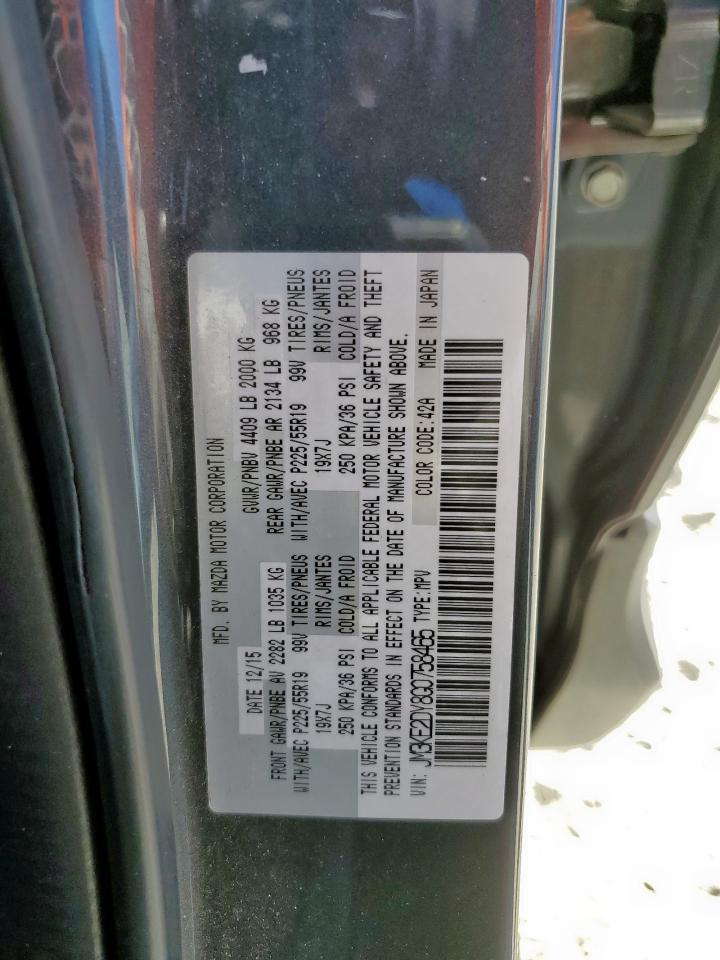 2016 Mazda Cx-5 Gt VIN: JM3KE2DY8G0758465 Lot: 91033995