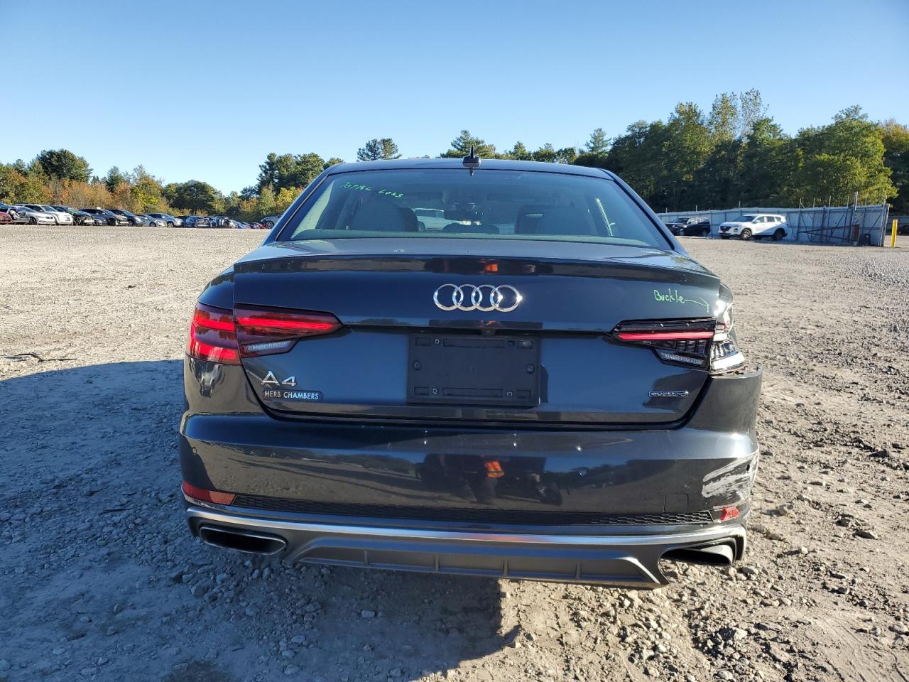 2019 Audi A4 Premium Plus VIN: WAUENAF4XKN002476 Lot: 86175295