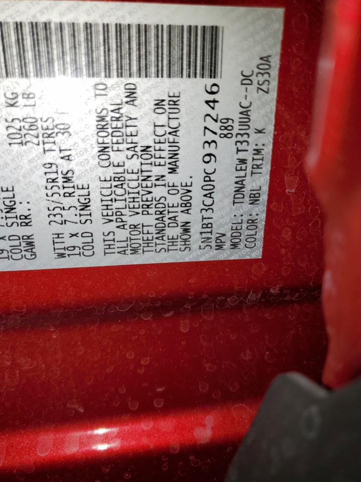 2023 Nissan Rogue Sl VIN: 5N1BT3CA0PC937246 Lot: 86723815