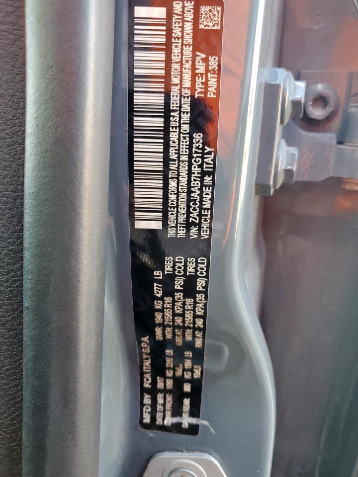 2017 Jeep Renegade Sport VIN: ZACCJAAB7HPG17336 Lot: 81345455