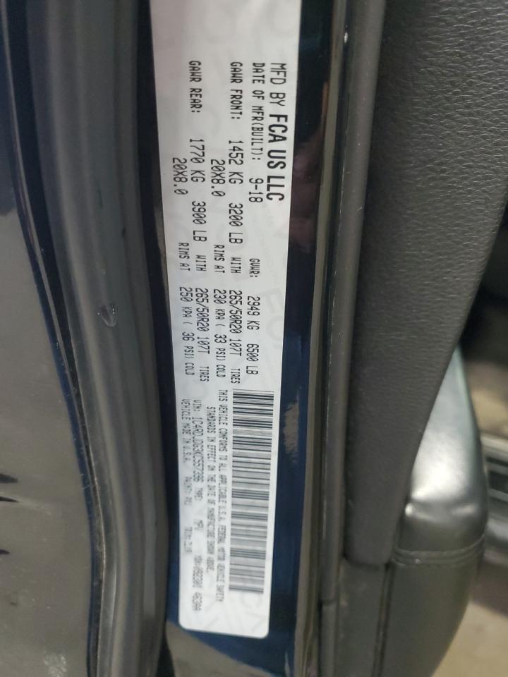 2019 Dodge Durango Gt VIN: 1C4RDJDG3KC557396 Lot: 86512665