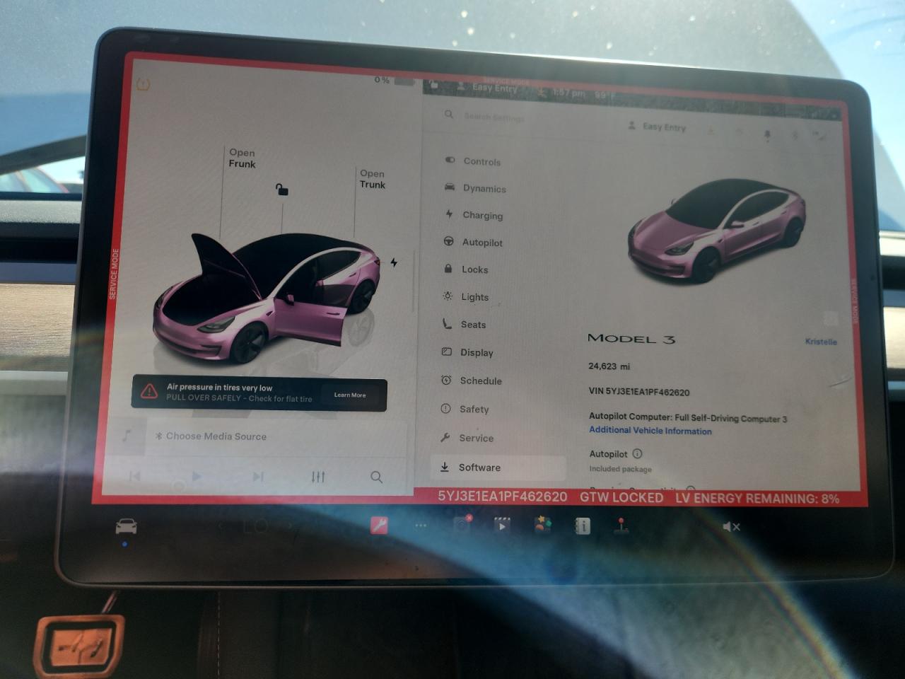 2023 Tesla Model 3 VIN: 5YJ3E1EA1PF462620 Lot: 85398895